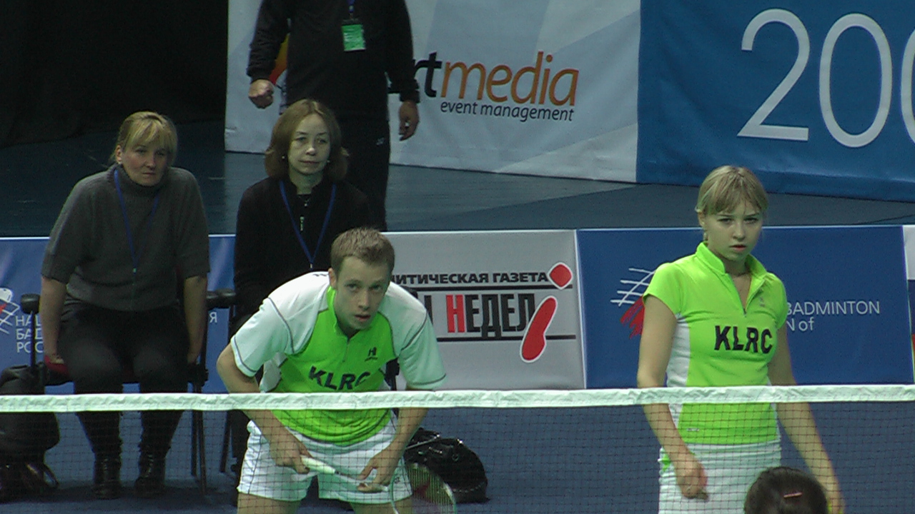 Нина Вислова и Виталий Дуркин на турнире Russian Open в Москве, 7 ноября 2009г
