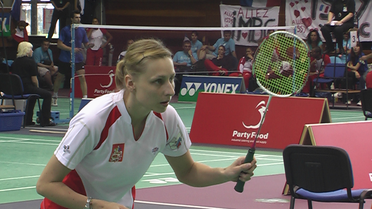 Камилла Августин в матче с клубом из Германии Saarbrucken/Bischheim