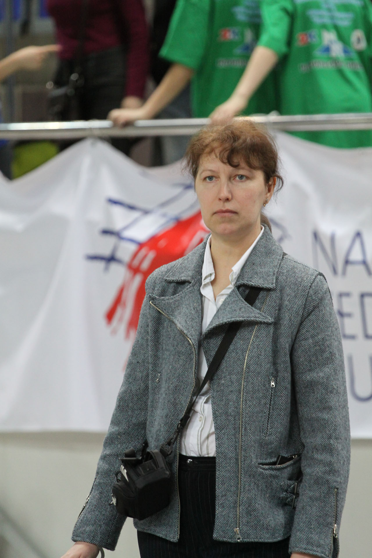 Мария Голубчикова, средняя школа №11 п.Дружба, на Новогоднем турнире в раменском